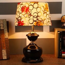 foziq Multi Ring Shade with Metal Base Table Lamp-picture-6