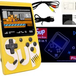 JOKIN SUP GAME 400 in 1 Retro Game Box Console Handheld Video Game box with TV output 8 GB with Mario/Super Mario/DR Mario/Contra/Turtles and other 400 Games image 2