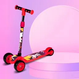 Scooter for Kids 3 Wheeler Foldable Kick Skating Cycle with Brake Bell LED-Wheel-16