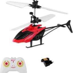 Kids Plastic Induction Type 2-in-1 Flying Helicopter with Remote58-image-54