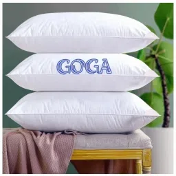 LUXURY Cotton Solid Sleeping Pillow Pack of 3-image-42