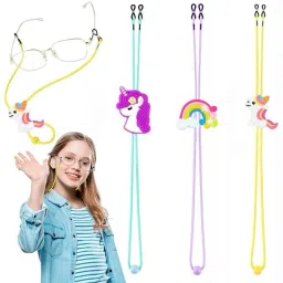 sannidhi 3Pcs Glasses Lanyard Eyeglasses Neck Straps for Kids Adjustable Eyewear Rope Strap-picture-33