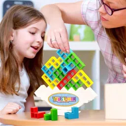 aikam traders Educational Stacking Tetris Tower Balance Building Blocks Puzzle Game image 2