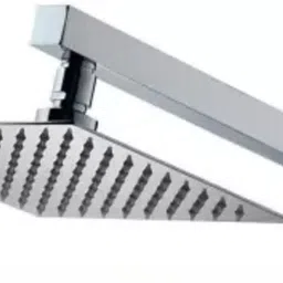 8x8 Premium Quality Heavy SS Ultra Slim Rain Shower Head with 15inch Square Arm Fixed Mount-2