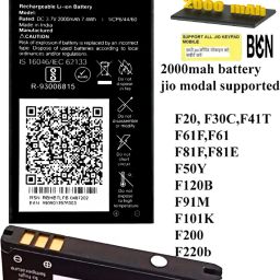 BKN Mobile Battery ForJIO / LYF QUALITY CHECKED JIO KEYPAD LYF KEYPAD MOBILE BATTERY (F101K) 2000 MAH ORIGNAL-7