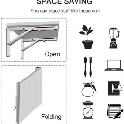 bolt folding shelf table brackets 25.4 Shelf Bracket image 3
