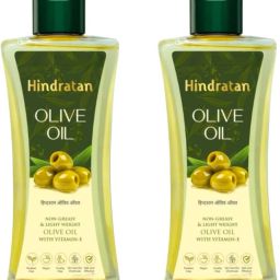 HINDRATAN OLIVE OIL FOR GENTLE MASSAGE OIL PACK OF 60ml x 2-image-0
