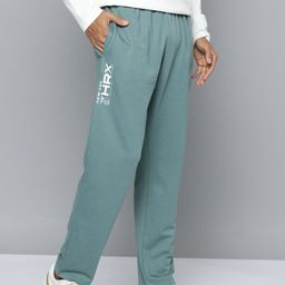 hrx by hrithik roshan Men Solid Green Track Pants-picture-25