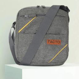 Grey Men & Women Sling Bag Grey Men & Women Sling Bag-image-33