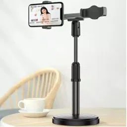 TECHGEAR New Dual Mobile Phone Holder with 360 Degree Rotation Cell Phone Stand Mobile Holder image 5