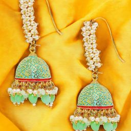 Anouk Dome Shaped Jhumkas Earrings-8