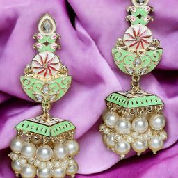 Anouk Dome Shaped Jhumkas Earrings-9