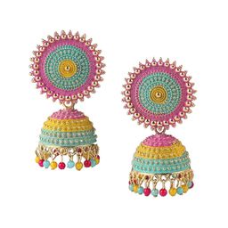 Keviv Gold-Plated Dome Shaped Jhumkas-image-57
