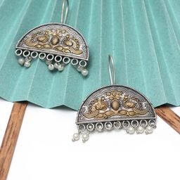 Ozanoo Gold-Plated Drop Earrings-17