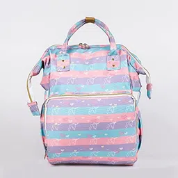 haus & kinder Printed Canvas Water Resistant 20L Diaper Backpack-31