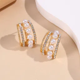 VAGHBHATT Circular Studs Earrings-13