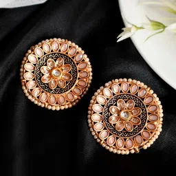 AQUASTREET Gold Plated Stud Earrings-51