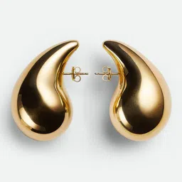 VAGHBHATT Teardrop Shaped Gold-Plated Studs Earrings-50