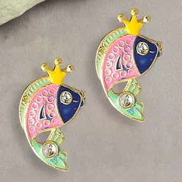 OOMPH Kundan Studs Earrings-48