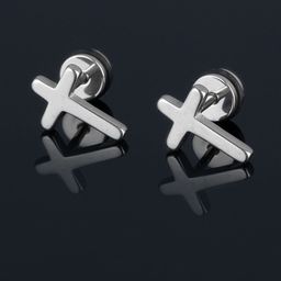 Peora Silver-Plated Quirky Shaped Studs-image-90
