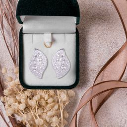 Abhooshan Silver-Plated CZ Studded Contemporary Studs Earrings-36