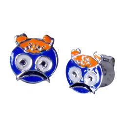Abhooshan Girls 92.5 Sterling Silver Contemporary Studs Earrings-23