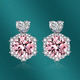 Designs & You Silver-Plated CZ Studded Contemporary Stud Earrings-12