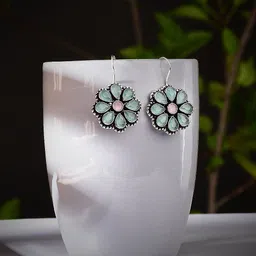 Bamboo Tree Jewels Silver Plated Contemporary Studs Earrings-30