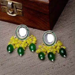 Sukkhi Gold Plated Contemporary Drop Earings-image-25