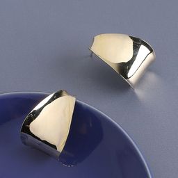SOHI Gold Plated Studs Earrings-82