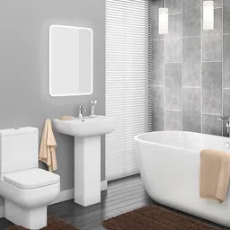 OBSESSIONS Set Of 2 Brown Solid 2000 GSM Anti-Skid Bath Rugs-11