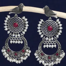OOMPH Crescent Shaped Chandbalis-image-57