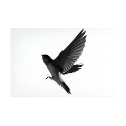 Inephos White & Black 1 Piece Paper Other Wall Paintings-42