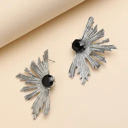 Sangria Silver Plated Drop Earrings-image-42