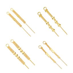 Vighnaharta Set Of 4 Gold-Plated Ear Cuff Ear Chain-image-28