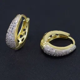PRIVIU Oval Hoop Earrings-21