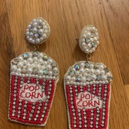 BITCH PLZZ ACCESSORIES Artificial Stones and Beads Quirky Shaped Drop Earrings-12