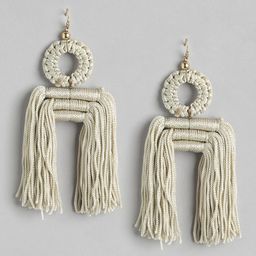 RICHEERA Silver-Plated Quirky Drop Earrings-43