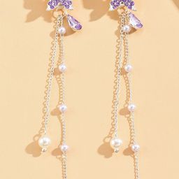 Krelin Butterfly Shaped Drop Earrings-picture-7