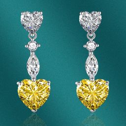 Designs & You Silver-Plated Heart Shaped Drop Earrings-14