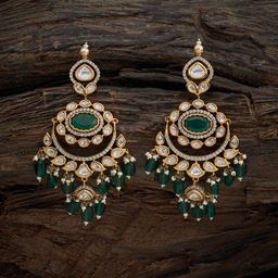 Kushal's Fashion Jewellery Kundan Classic Chandbali-38