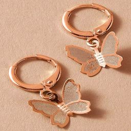 Pinapes Set Of 2 Gold-Plated Geometric Drop Earrings-34