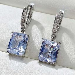 Jewels Galaxy Silver-Plated Drop Earrings-image-11