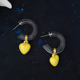 Bellofox Candy Heart Shaped Hoop Earrings-image-53