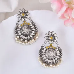DASTOOR Silver-Plated Oxodise Drop Earrings-picture-34