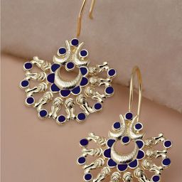 KARATCART Gold Plated Drop Earrings-image-57