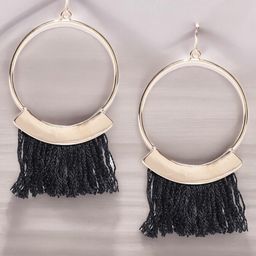 fabula Contemporary Tasselled Drop Earrings-24