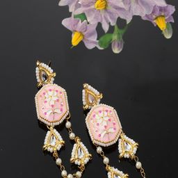 DUGRISTYLE Gold-Plated Contemporary Drop Earrings-15