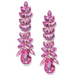 DressBerry Gold-Plated Contemporary Drop Earrings-44