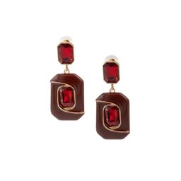 Shining Jewel - By Shivansh Gold-Plated Contemporary Cubic Zirconia Drop Earrings-image-91